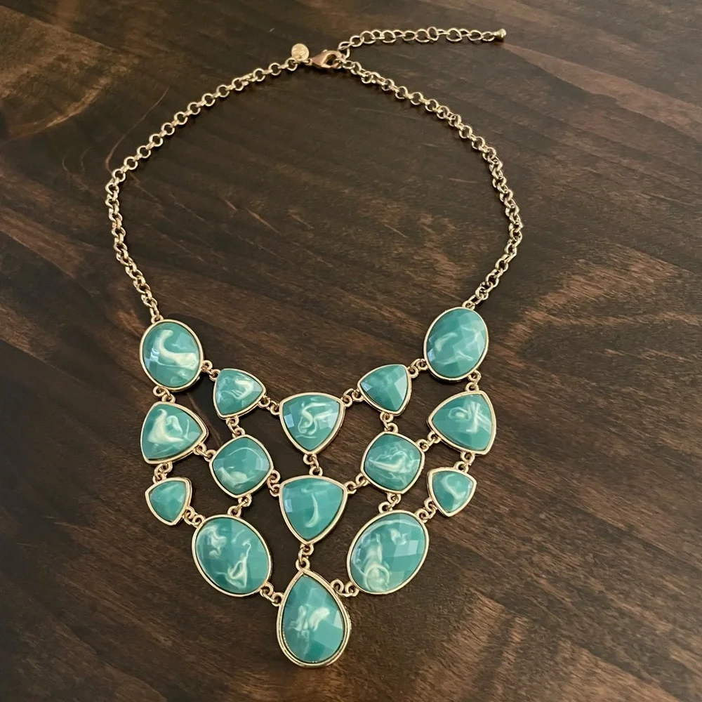 Charming Charlie Tiered Necklace and Earring Set